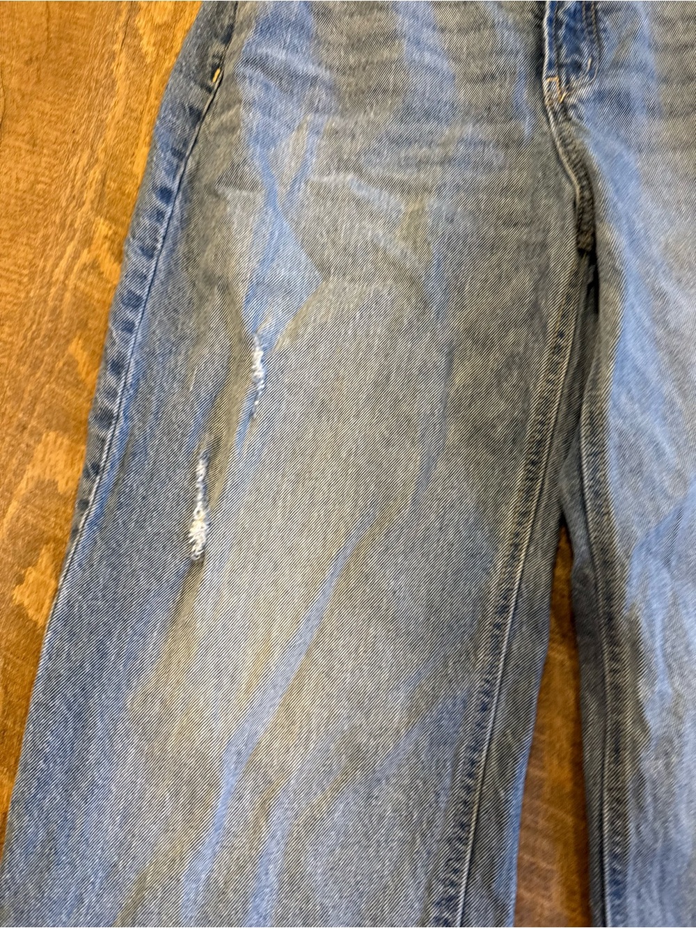Old Navy Women’s Jeans Extra High Rise City Sky-Hi Wide Leg Size 4 Petite - Picture 3 of 10
